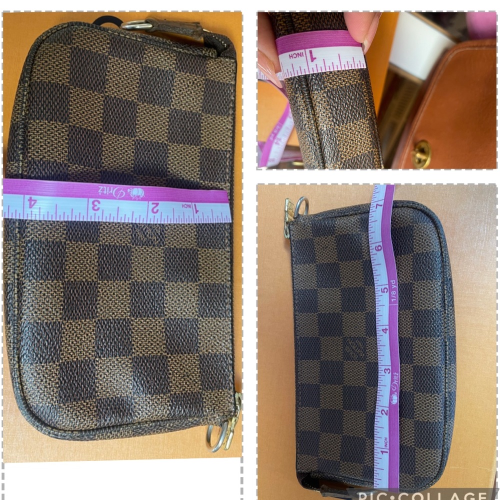 🔥SOLD🔥Authentic Louis Vuitton (Medium) Damier Ebene Pochette - Picture 12 of 12